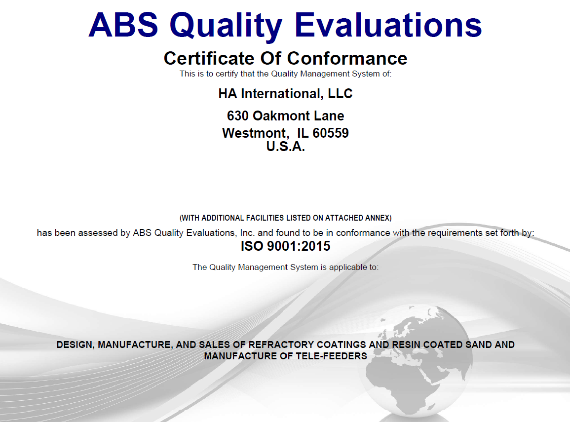 ABS Quality Evaluations COC